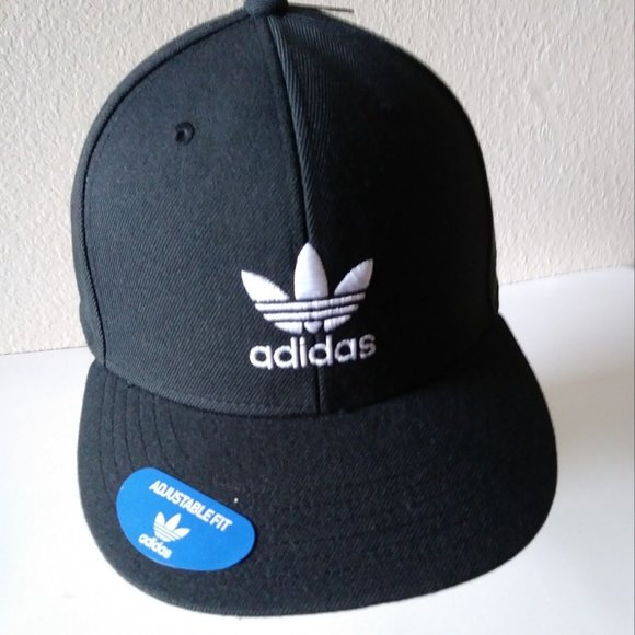 SOLD SOLD Adidas Black White Trefoil AW Men’s Cap - Picture 8 of 16